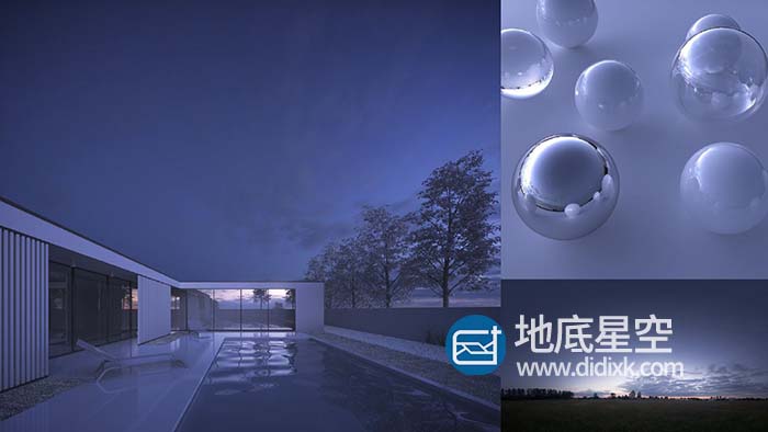 贴图素材-10个环境高动态HDR预设 Viz-People HDRI v1