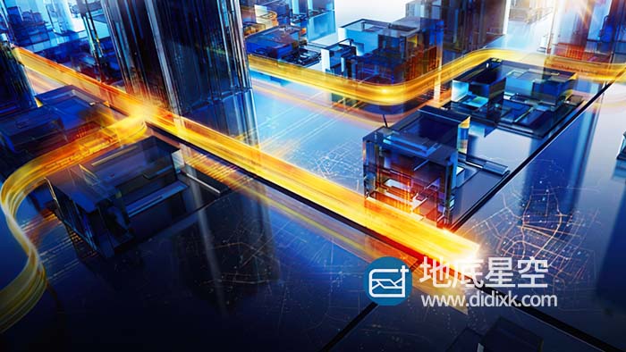 材质-C4D科技光线材质