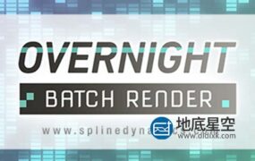 3DS MAX插件-批量渲染插件 Overnight Batch Render v1.04
