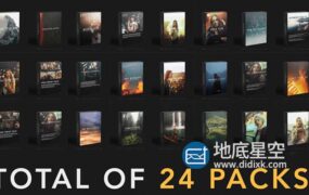 LUTS预设-24套600个PS/LR调色预设视频叠加LUTS素材包 K1 Production The Whole Shop – 24 bundle