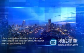 AE模板-数字高科技感公司年度报告马赛克遮罩幻灯片图片视频展示动画 Results Of The Year Slideshow