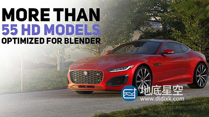 Blender预设-三维汽车模型绑定预设