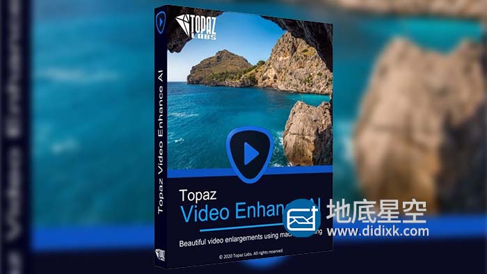模糊视频清晰锐化软件 Topaz Video Enhance AI v2.4.0 Win/Mac