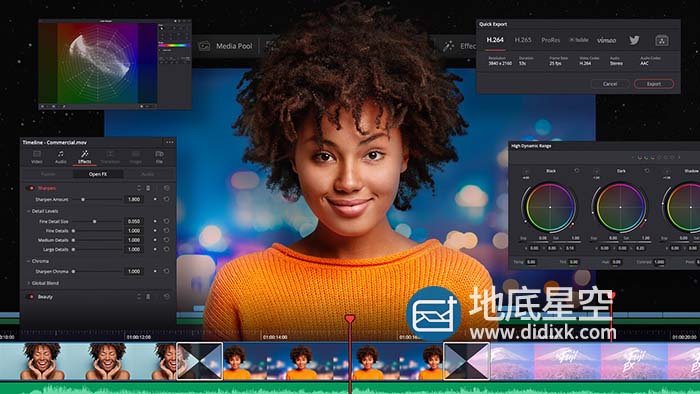 达芬奇17中文版/英文版/正式版 DaVinci Resolve Studio 17.1 + EasyDCP Win/Mac破解版