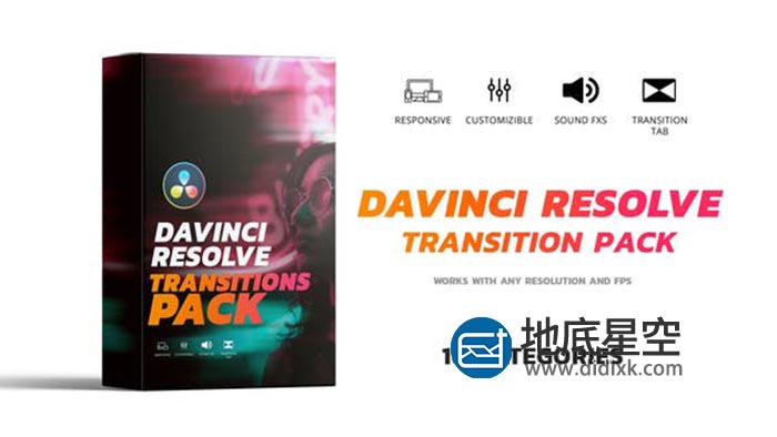 达芬奇预设-113组达芬奇无缝视频转场动画 Davinci Resolve Transitions