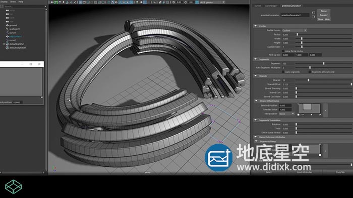 Maya插件-程序化几何体模型生成插件 PrimGen v2.02 + v2.13