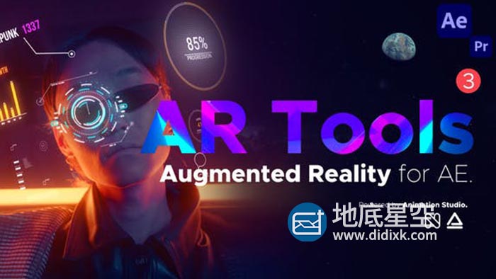 AE脚本-科技感能量描边元素动画预设 AR Tools V3 破解版