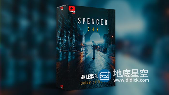 视频素材-343个唯美梦幻优雅电影镜头光晕效果4K视频动画 SPENCER Cinematic Lens Flares