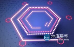 C4D教程-科技感多边形图形 Lowpost – Hud Hexagon In Cinema 4D & After Effects