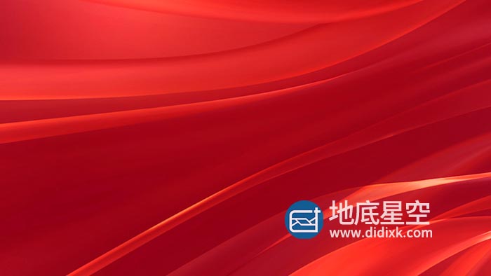 视频素材-党政晚会红绸线条飘舞开场歌舞背景