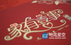 视频素材-婚礼婚庆元素素材