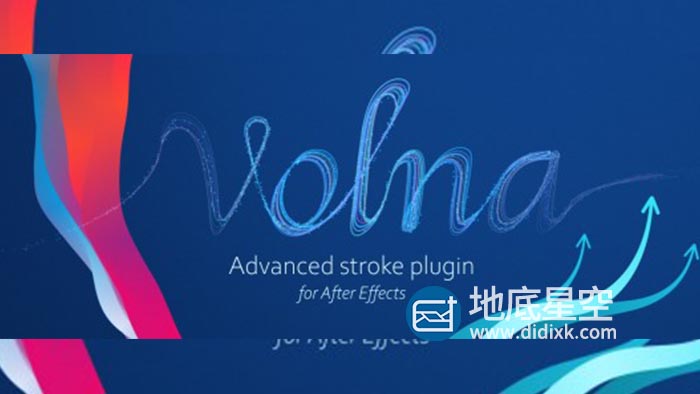 AE插件-动态路径描边生长动画 Aescripts Volna v1.3.2 Win/Mac