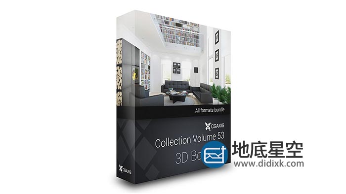 3D模型-书本杂志模型 CGAxis Models Volume 53 3D Books III 