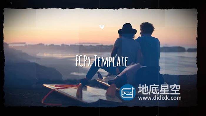 FCPX模板-唯美回忆旅游纪念日照片相册片头 Beautiful Slideshow