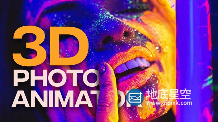 达芬奇预设-图片家庭照片婚礼三维视差特效动画 3D Photo Animator