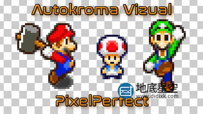 AE/PR插件-80年代复古8bit像素化视觉特效 Vizual PixelPerfect v1.0.0 Win/Mac