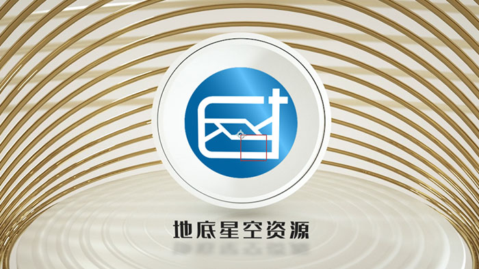 AE模板-金色环形标志LOGO展示片头动画
