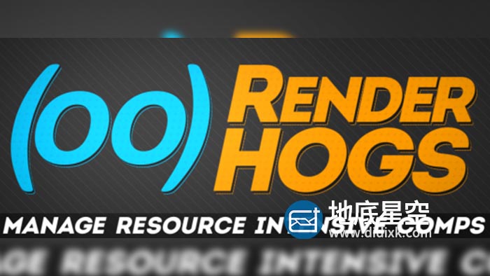 AE脚本-禁用不必要的图层和效果提高渲染预览速度 RenderHogs v1.11