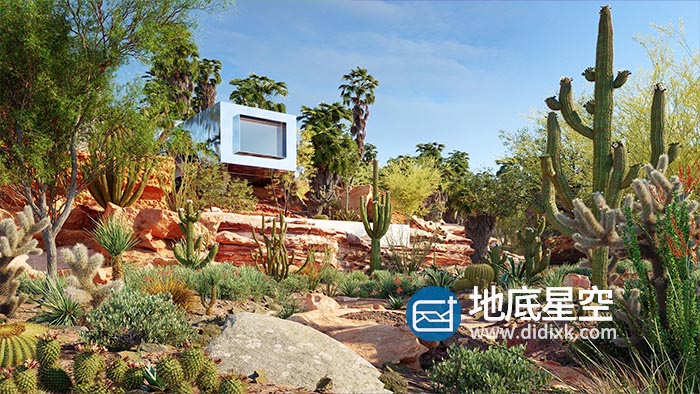 3D模型-墨西哥植物仙人掌模型