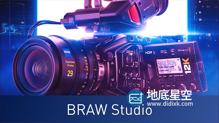 AE/PR插件-将Blackmagic RAW格式视频素材直接导入编辑BRAW Studio v2.7.8 Win