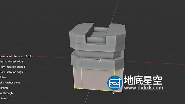 Blender插件-轻松切割Ngon面建模工具 Face Cutter V1.5.0