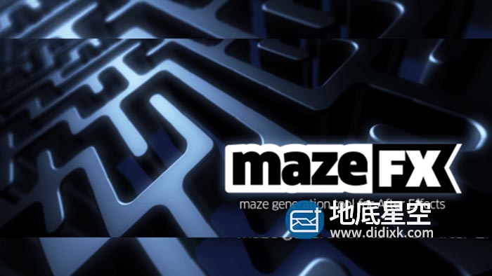 AE脚本-迷宫地图生成通关路径动画 mazeFX v1.32