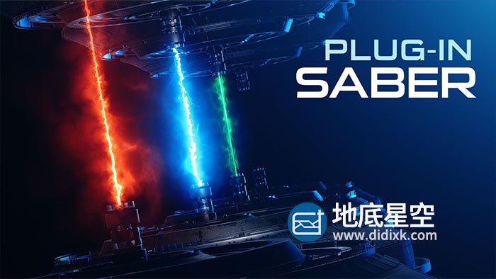 AE插件-能量激光描边光效特效中文汉化版Video Copilot Saber 1.0.40