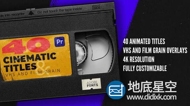 PR预设-40个史诗级高质量大气电影标题开场片头介绍动画 Cinematic Titles