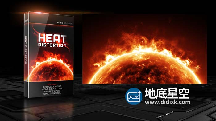 AE插件-热浪变形失真紊乱特效 Heat Distortion v1.0.32 Win英文/中文版