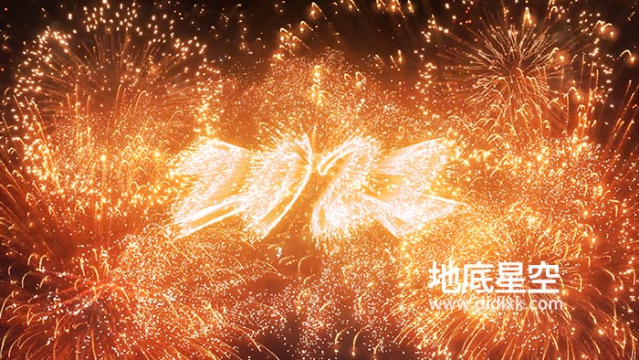 AE模板-2022新年春节烟花文字开场片头动画