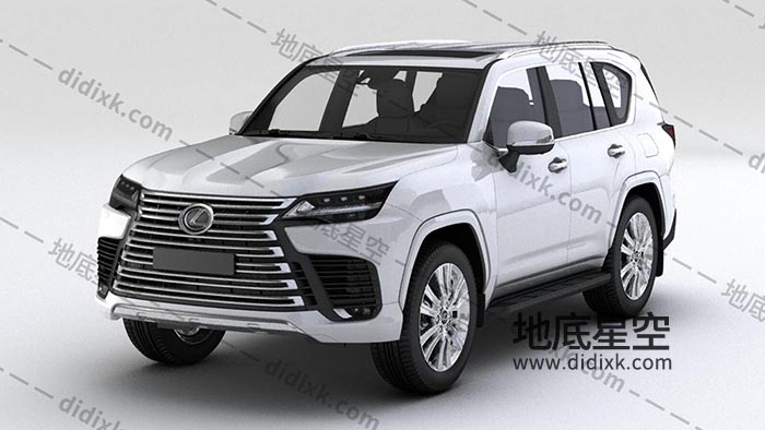 3D模型-雷克萨斯汽车3D模型Lexus LX 600 2022