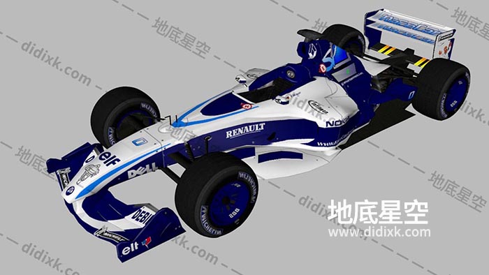 3D模型-RC赛车专业赛道汽车C4D模型