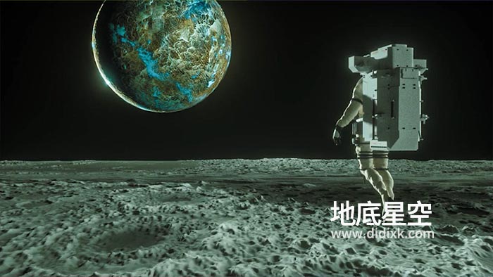 C4D教程-C4D与Octane科幻星球空间场景完整制作教程