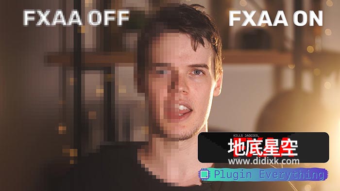 AE插件-画面抗锯齿平滑柔和边缘 FXAA v1.1 Win/Mac + 使用教程