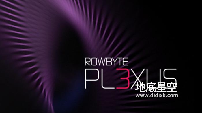 AE插件-中文汉化版点线面三维粒子特效 Plexus v3.2.5 Win/Mac