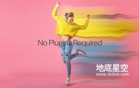 AE/PR模板-图像拖尾流动效动画