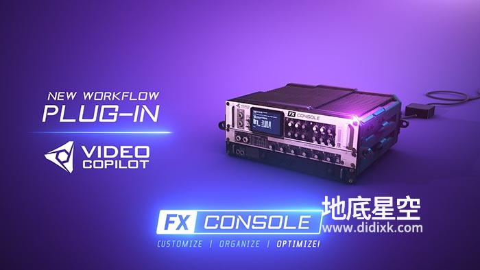 AE插件-特效管理控制工具 VideoCopilot FXConsole v1.0.5 Win/Mac M1+ 使用教程