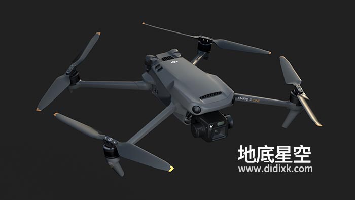 3D模型-大疆御3无人机C4D模型