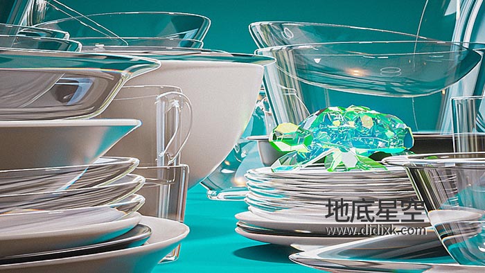 Blender插件-三维真实玻璃材质着色器 Eevee Glass Shader V2