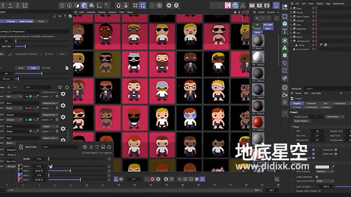 C4D插件-资产组合变形展示插件 3DtoAll Asset Juggler V1.3