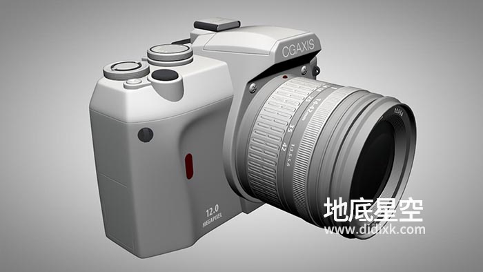 3D模型-专业数码单反相机 Digital camera C4D模型