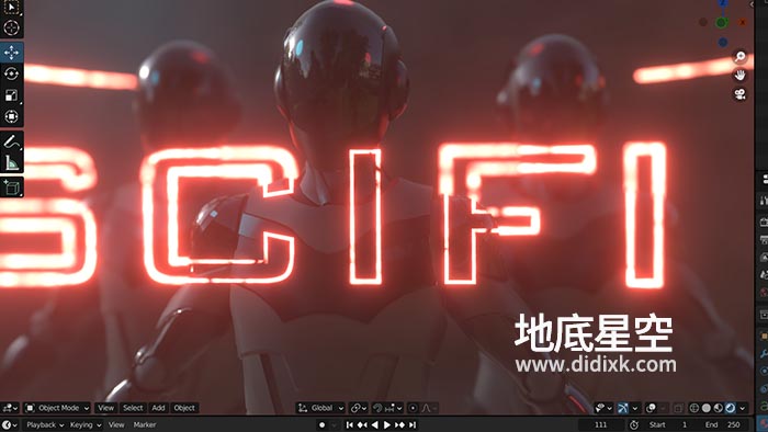 Blender插件-三维科幻HUD元素特效 Scifi Elements Ultimate v1.00