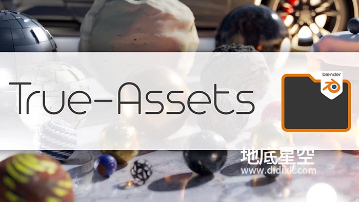 Blender插件-材质贴图工程预设标记管理 True-Assets V3.0.0