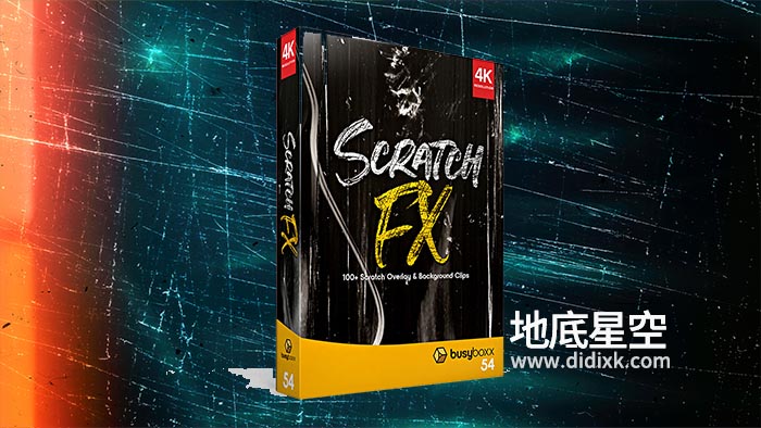 视频素材-104种刮伤损坏划痕污渍叠加特效合成