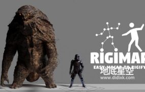 Blender插件-三维运动捕捉数据绑定工具 Rigimap V1.42