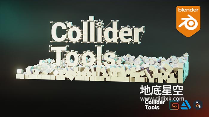 Blender插件-物理动力学碰撞工具 Collider Tools V1.01