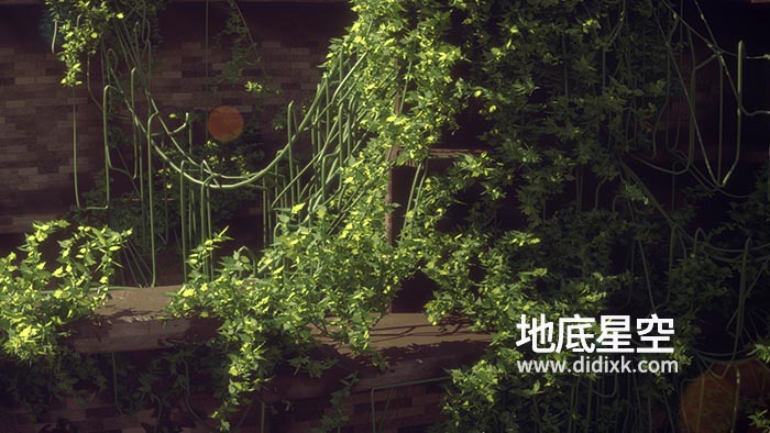 Blender插件-三维藤蔓植物模拟生成器 Vine Generator