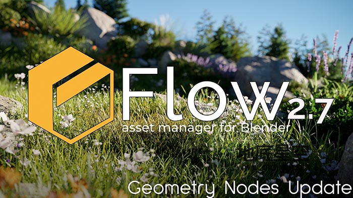 Blender插件-新一代资源管理器工具 Flow v2.7