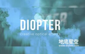 AE插件-中文汉化版光线折射模糊朦胧视觉效果 Diopter V1.0.5 Win/Mac