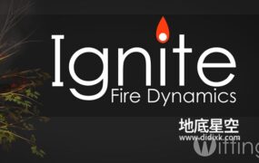 Blender插件-模拟火焰燃烧扩散特效 Ignite – Fire Dynamics V1.00+使用教程